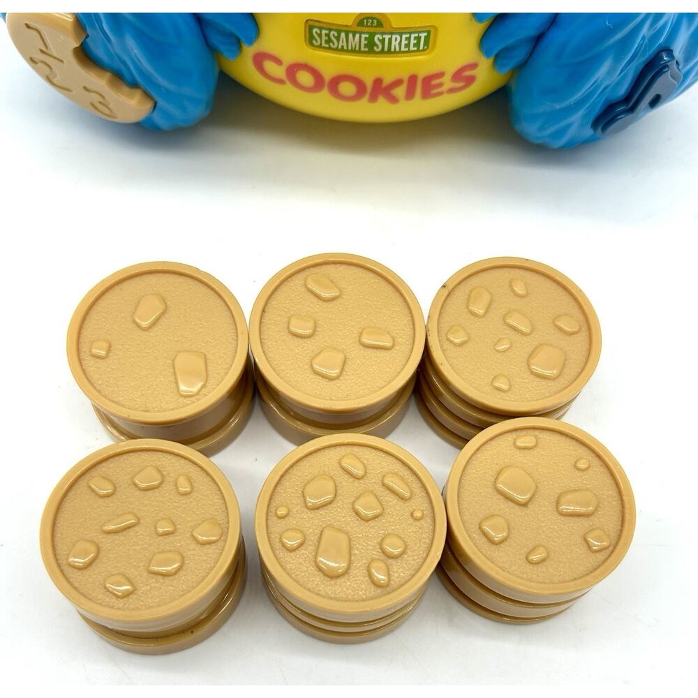 Sesame Street Cookie Monster's Counting Jar Activity Toy 6 Cookies Working - Picture 3 of 13